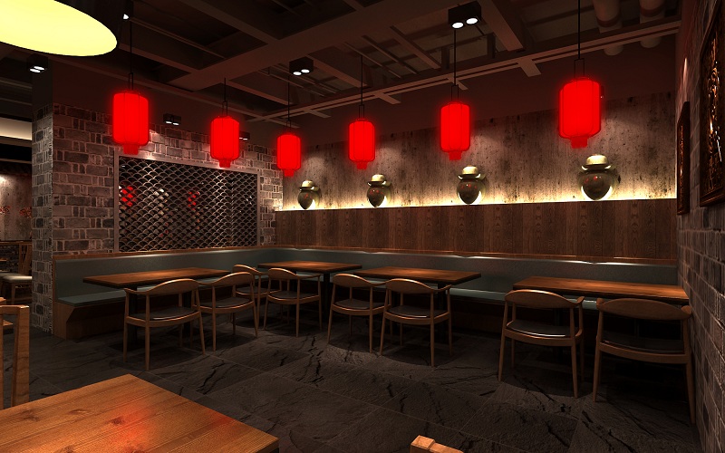 秦之味西北菜  - 快餐店 - 餐饮设计,专业餐厅装饰设计, 空间设计,vi